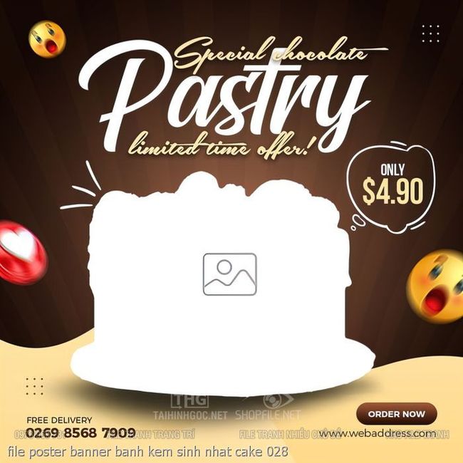file poster banner banh kem sinh nhat cake 028