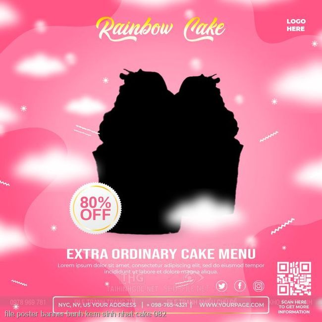 file poster banner banh kem sinh nhat cake 082