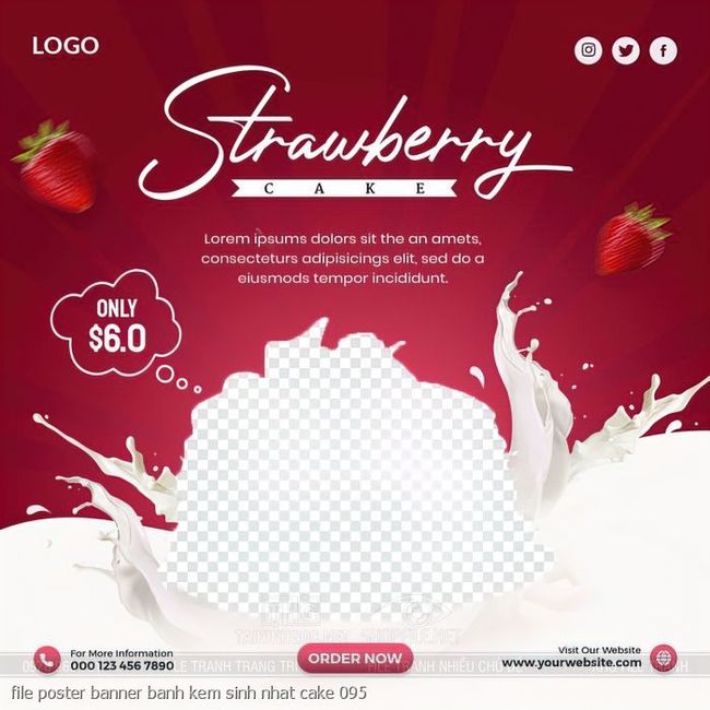 file poster banner banh kem sinh nhat cake 095