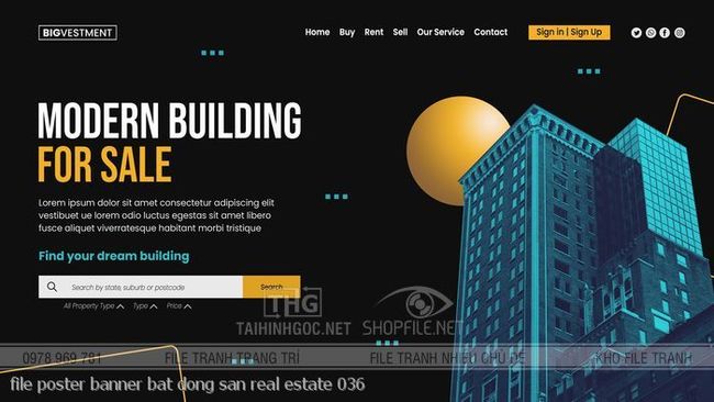 file poster banner bat dong san real estate 036