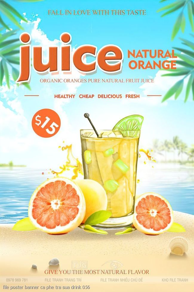 file poster banner ca phe tra sua drink 056