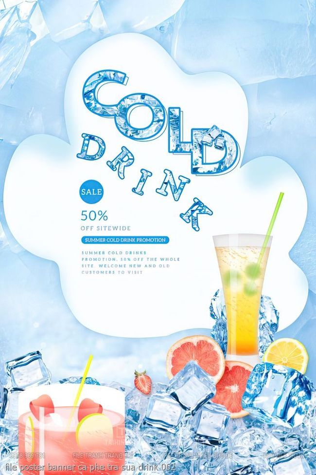 file poster banner ca phe tra sua drink 062