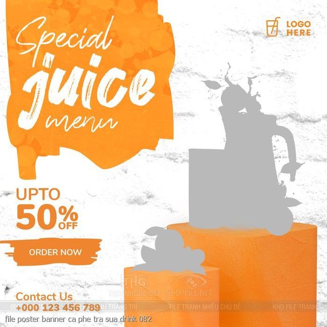 file poster banner ca phe tra sua drink 082