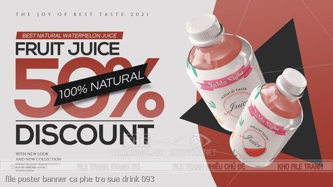 file poster banner ca phe tra sua drink 093
