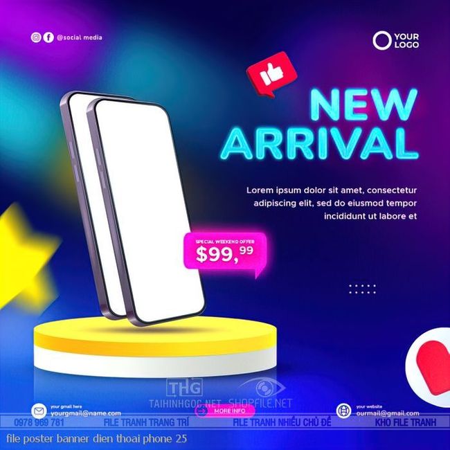 file poster banner dien thoai phone 25