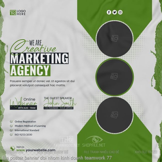 file poster banner doi nhom kinh doanh teamwork 77