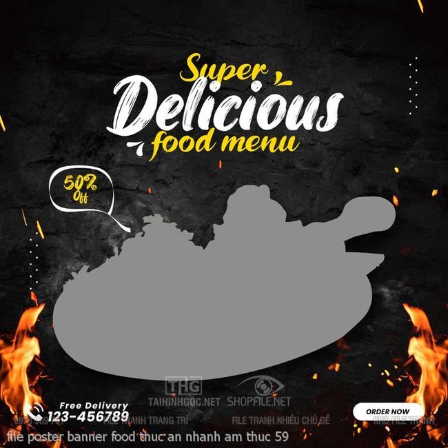 file poster banner food thuc an nhanh am thuc 59