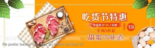 file poster banner food thuc an nhanh am thuc 93
