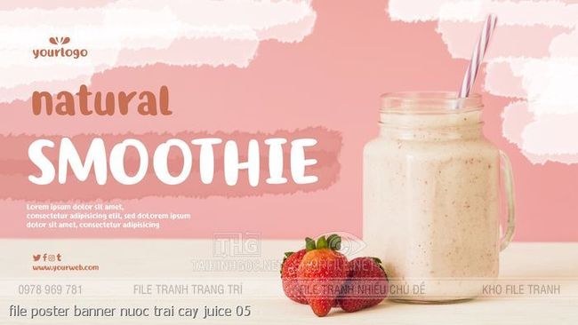 file poster banner nuoc trai cay juice 05