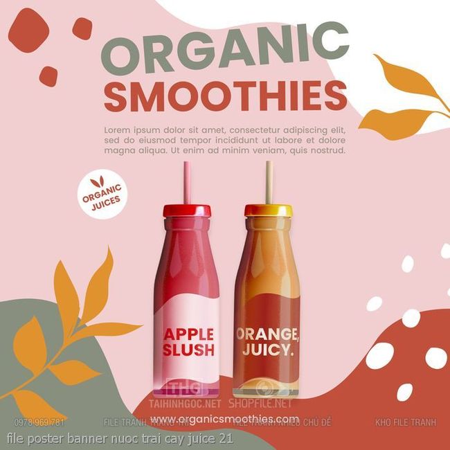 file poster banner nuoc trai cay juice 21