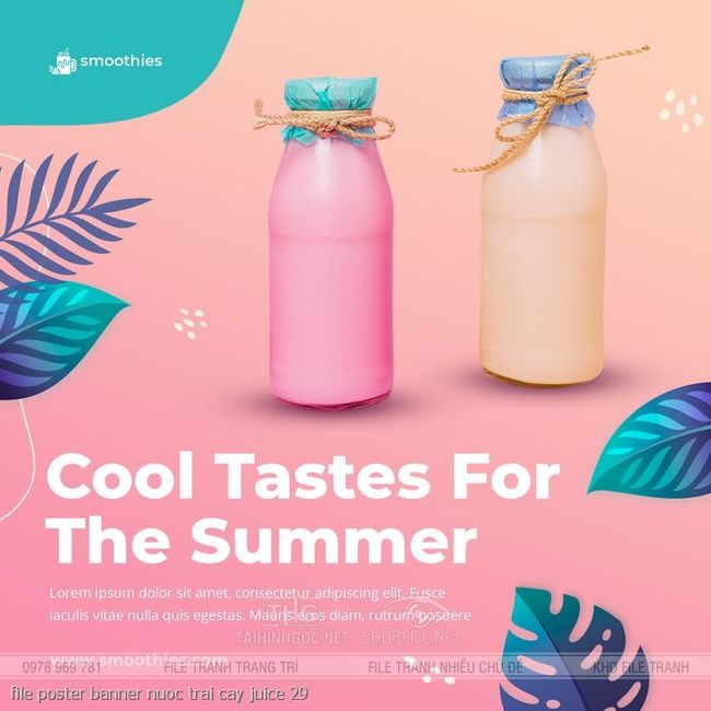 file poster banner nuoc trai cay juice 29