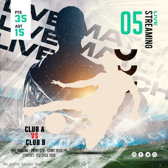 file poster banner the thao cau thu bong da 15