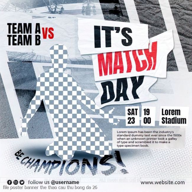 file poster banner the thao cau thu bong da 26