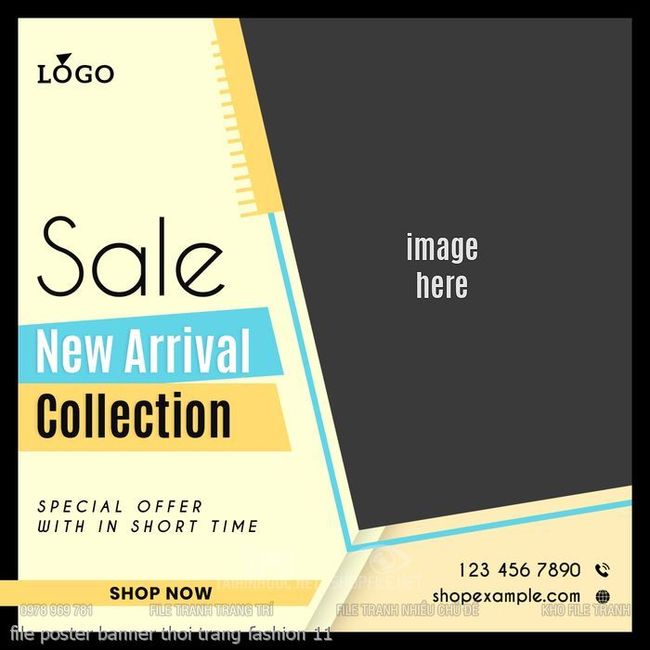 file poster banner thoi trang fashion 11