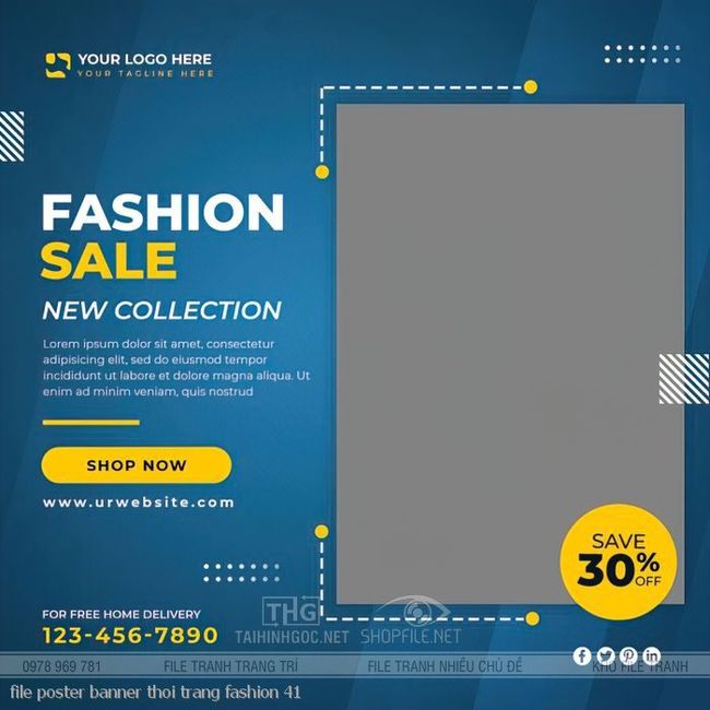 file poster banner thoi trang fashion 41