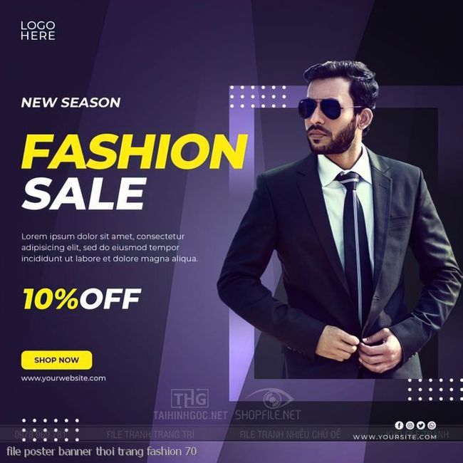 file poster banner thoi trang fashion 70