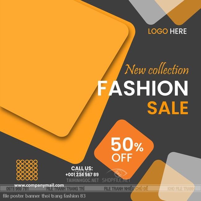 file poster banner thoi trang fashion 83