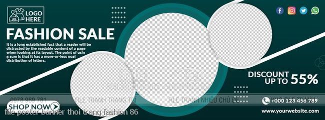 file poster banner thoi trang fashion 86