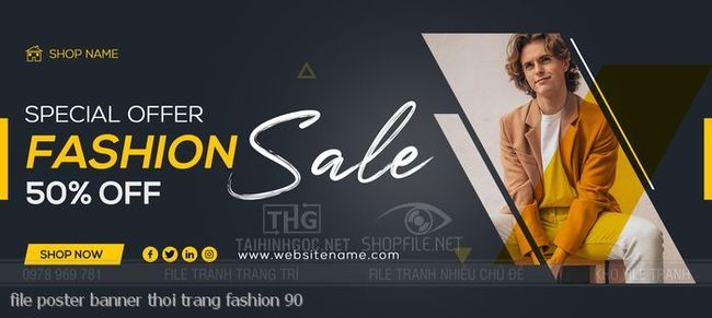file poster banner thoi trang fashion 90
