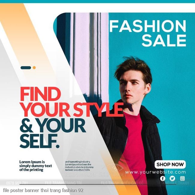 file poster banner thoi trang fashion 92