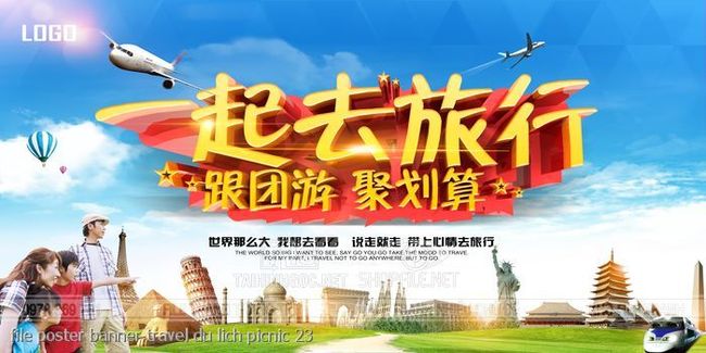 file poster banner travel du lich picnic 23