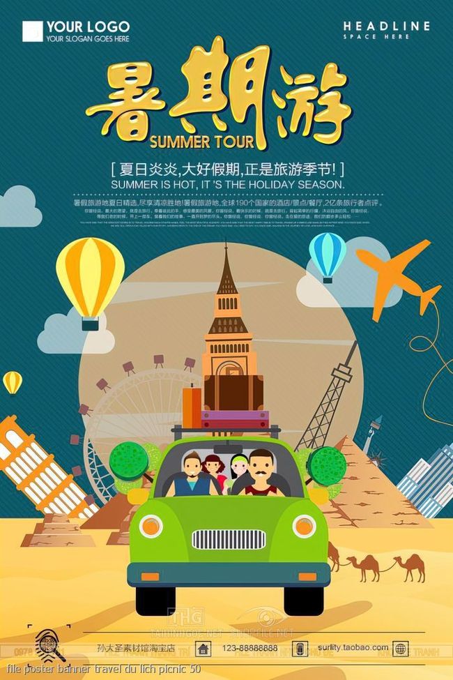 file poster banner travel du lich picnic 50