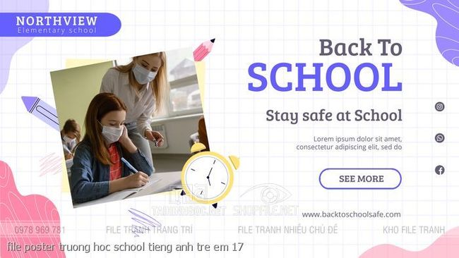 file poster truong hoc school tieng anh tre em 17