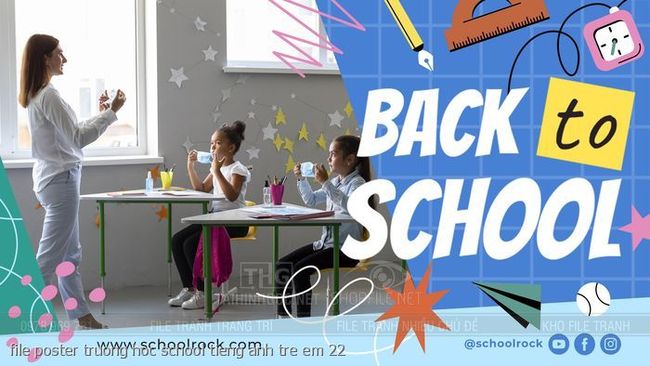 file poster truong hoc school tieng anh tre em 22