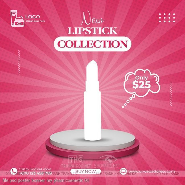 file psd poster banner my pham cosmetic 01