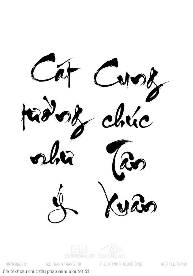 file text cau chuc thu phap nam moi tet 51