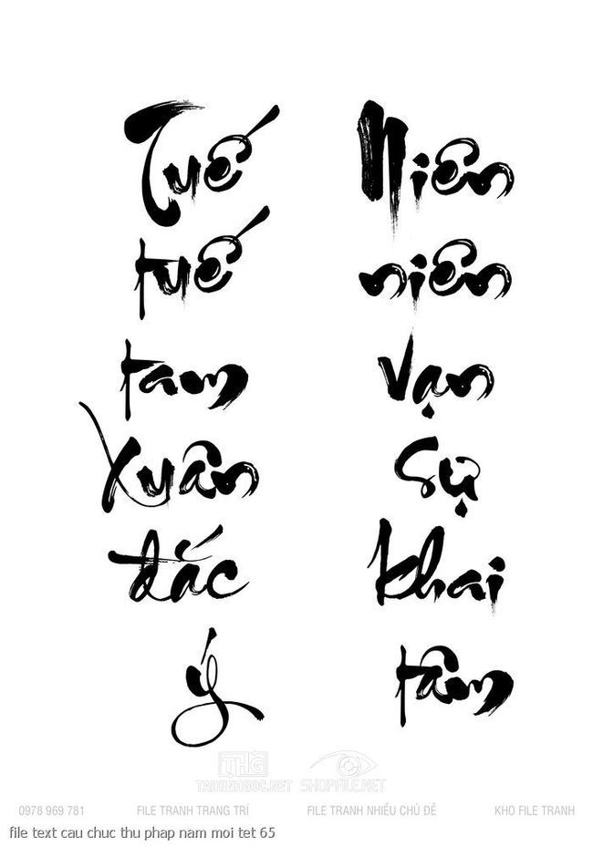 file text cau chuc thu phap nam moi tet 65