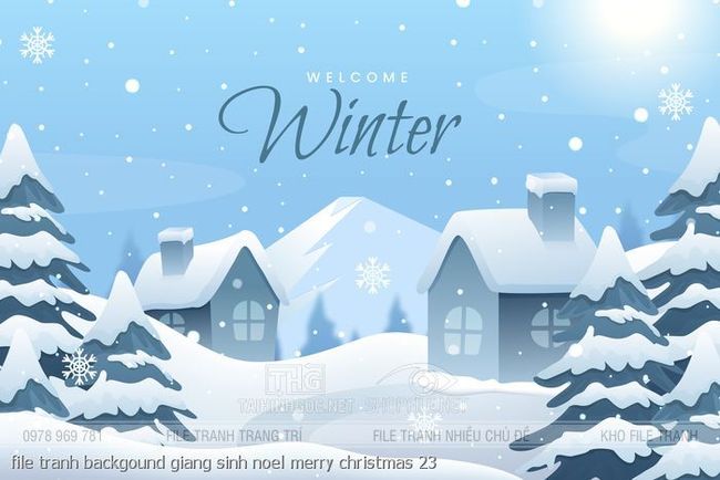 file tranh backgound giang sinh noel merry christmas 23