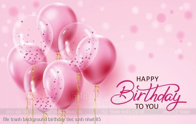 file tranh background birthday tiec sinh nhat 85