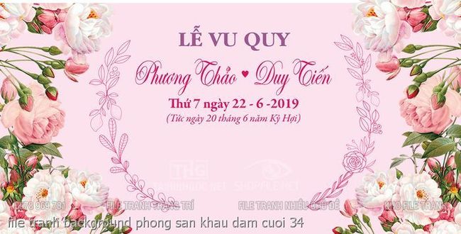 file tranh background phong san khau dam cuoi 34