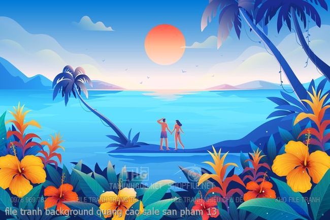 file tranh background quang cao sale san pham 13