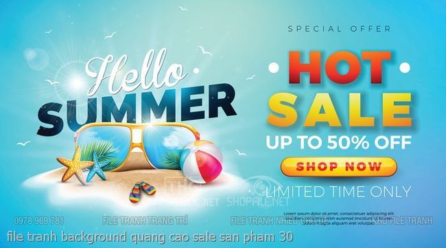file tranh background quang cao sale san pham 30
