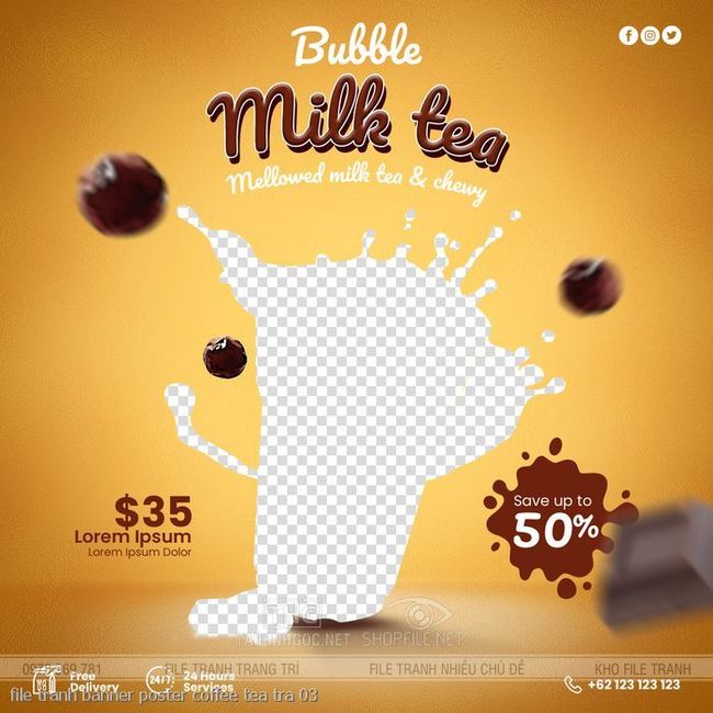 file tranh banner poster coffee tea tra 03