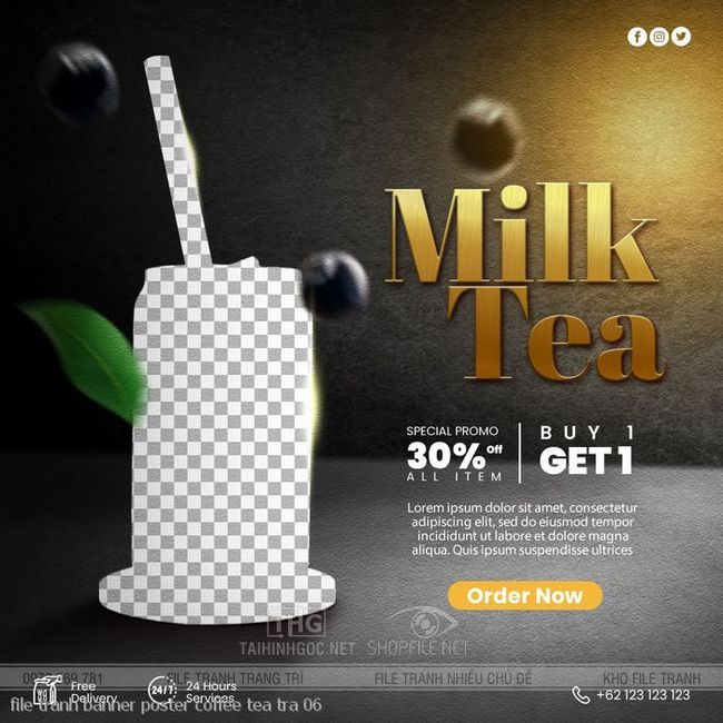 file tranh banner poster coffee tea tra 06