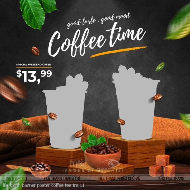 file tranh banner poster coffee tea tra 11