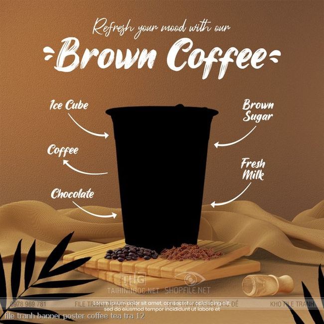 file tranh banner poster coffee tea tra 12