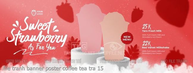 file tranh banner poster coffee tea tra 15