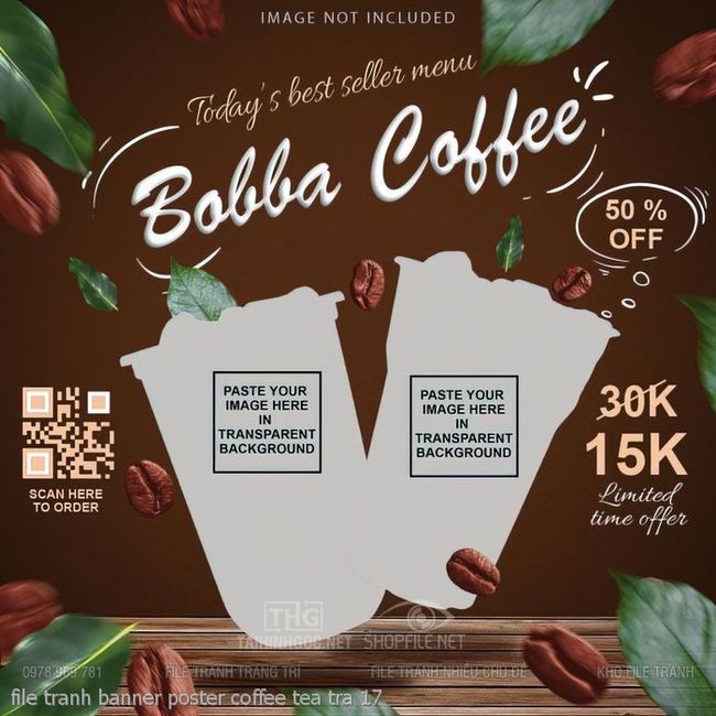 file tranh banner poster coffee tea tra 17