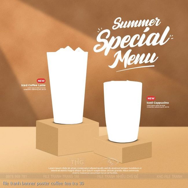 file tranh banner poster coffee tea tra 30