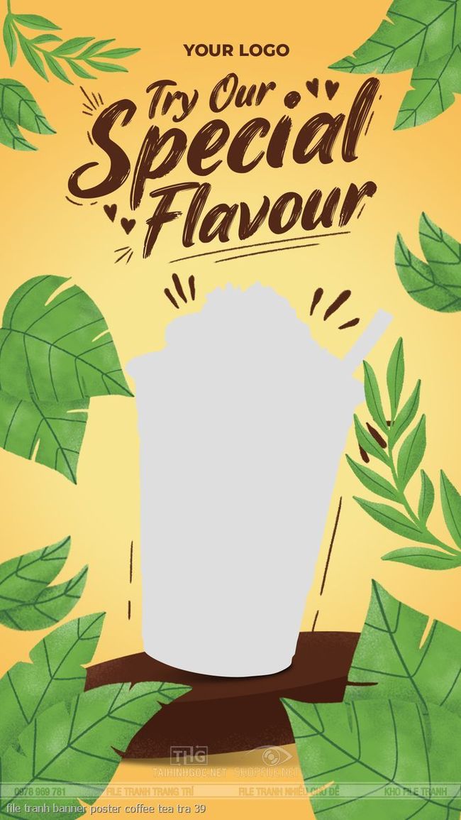 file tranh banner poster coffee tea tra 39