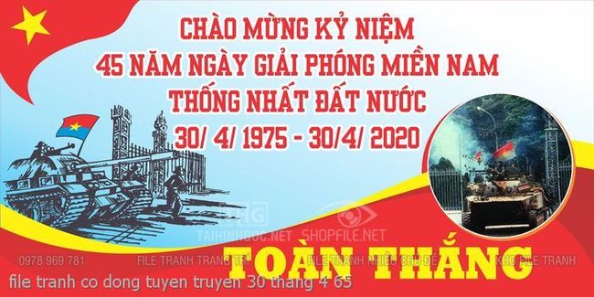 file tranh co dong tuyen truyen 30 thang 4 65