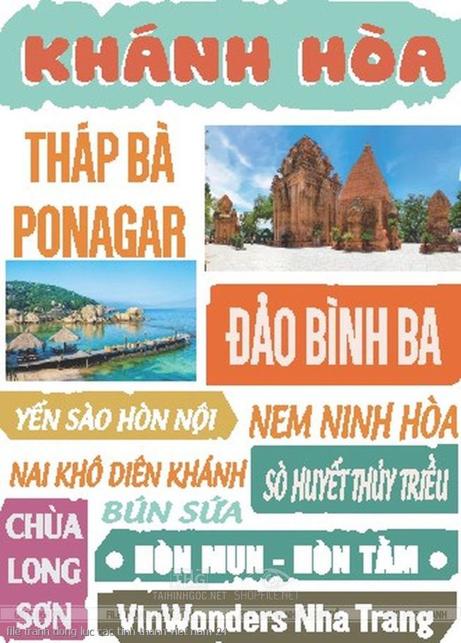 file tranh dong luc cac tinh thanh viet nam 24