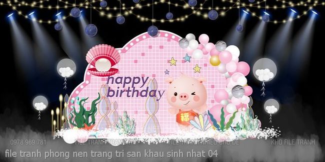 file tranh phong nen trang tri san khau sinh nhat 04