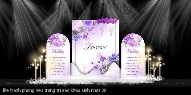 file tranh phong nen trang tri san khau sinh nhat 26