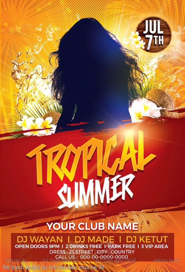 file tranh poster du lich bai bien mua he 38