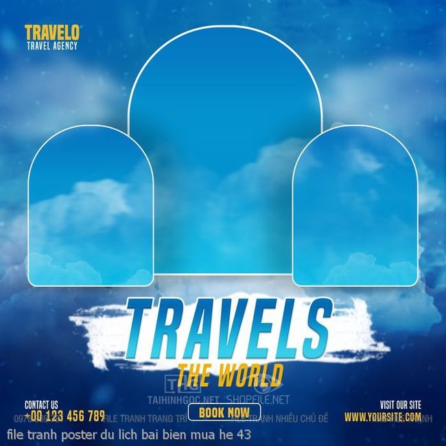 file tranh poster du lich bai bien mua he 43